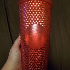 Starbucks hot pink 26 oz studded tumbler